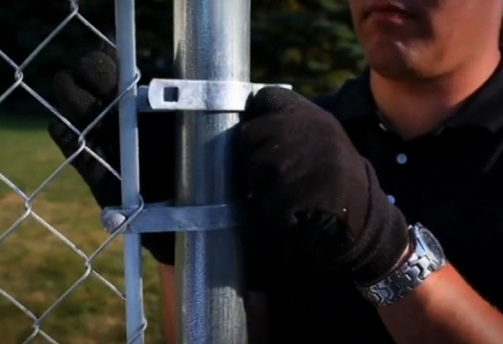 How To Install Chain Link Fence On Hill