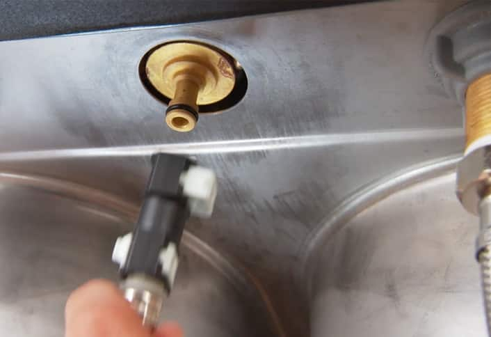 Project Guide: Replacing a Sink Sprayer at The Home Depot