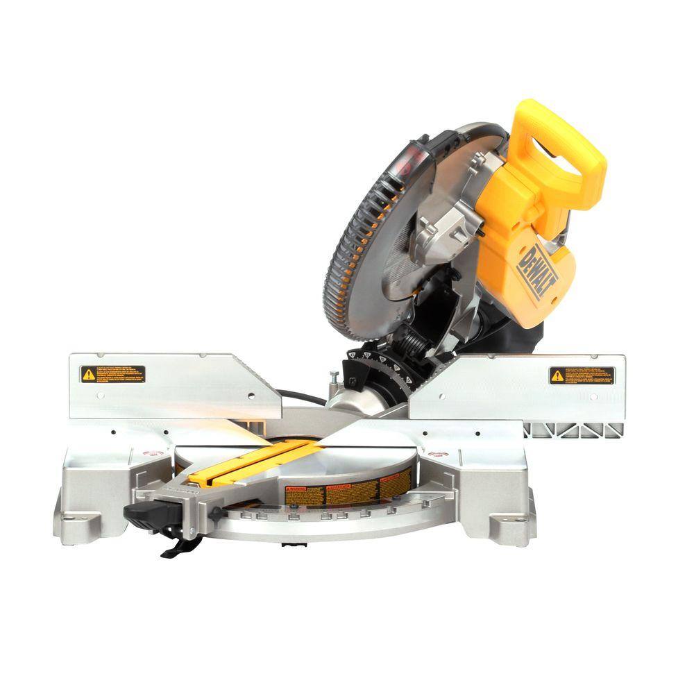 DEWALT 15 Amp 12 in. DoubleBevel Compound Miter SawDW716 The Home Depot