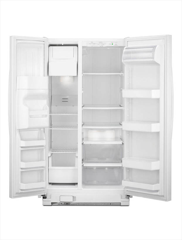 Amana 24.5 cu. ft. Side by Side Refrigerator in White-ASD2575BRW - The ...